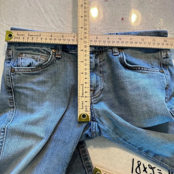 7 For All Mankind Women’s Jeans Size 27 Blue Medium Wash Denim Boot Cut Pants - Picture 14 of 14